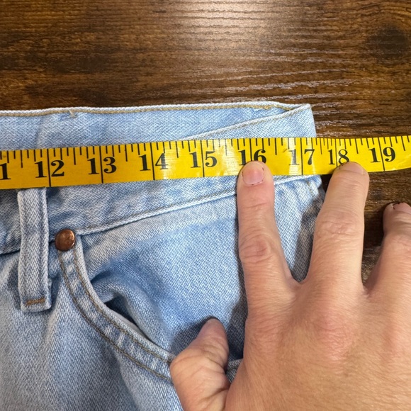 Wrangler Jeans Men 34 X 32 A002 - 4020 Light Denim Whitewash Cowboy Rodeo Style - Picture 10 of 12